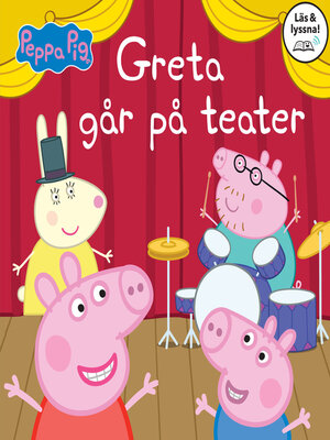 cover image of Greta går på teater (Läs & lyssna)